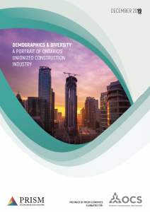 2019 Demographics diversity ontario construction industry