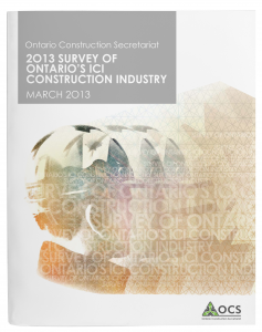 2013 Survey of Ontario’s ICI Construction Industry