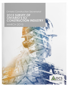 2015 Survey of Ontario’s ICI Construction Industry