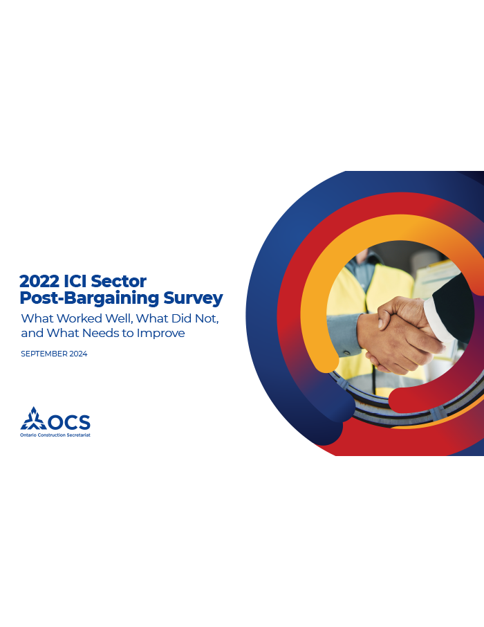 ICI Sector Post-Bargaining 2022 Survey