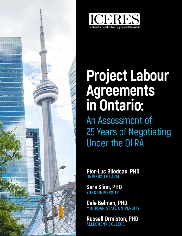 Project Labour Agreements in Ontario: 25 Years of Negotiating under the OLRA